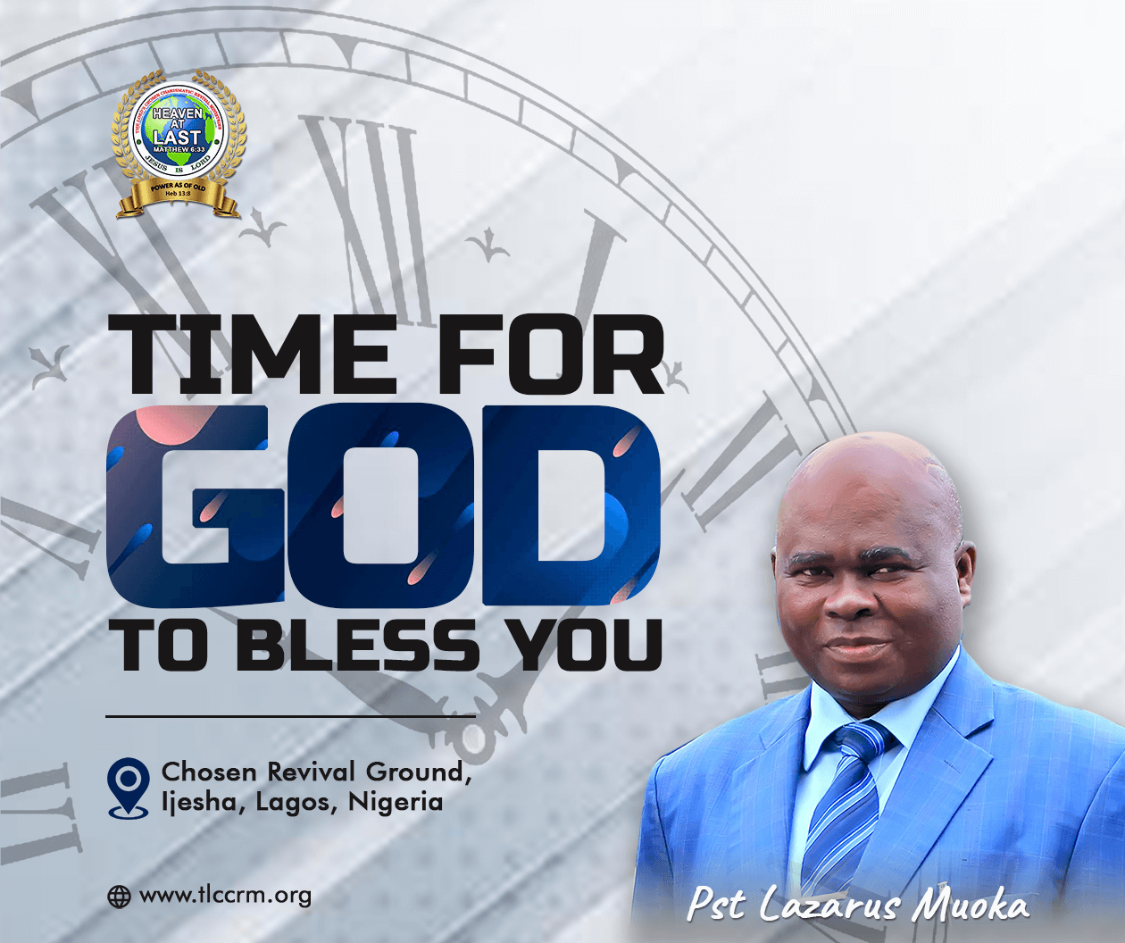 Time For God To Bless You