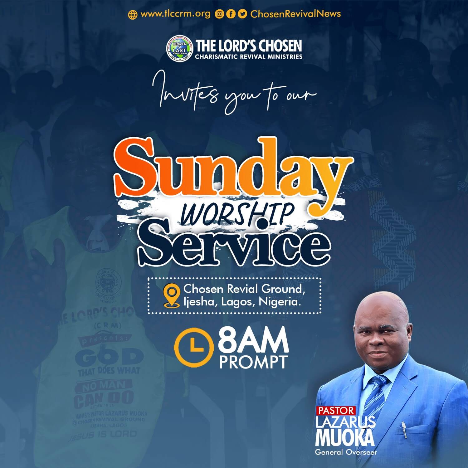 Sunday Worship Service - 20-08-2023