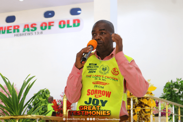 From Sorrow To Joy 2024 - Testimony Of Brother Donatus Okoye