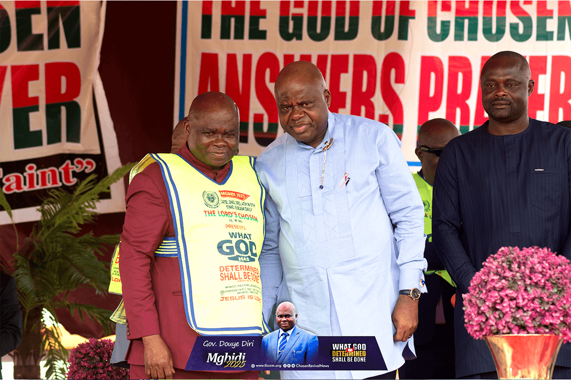 L-R, Pastor Lazarus Muoka And His Excellency Governor Douye Diri Of Bayelsa State