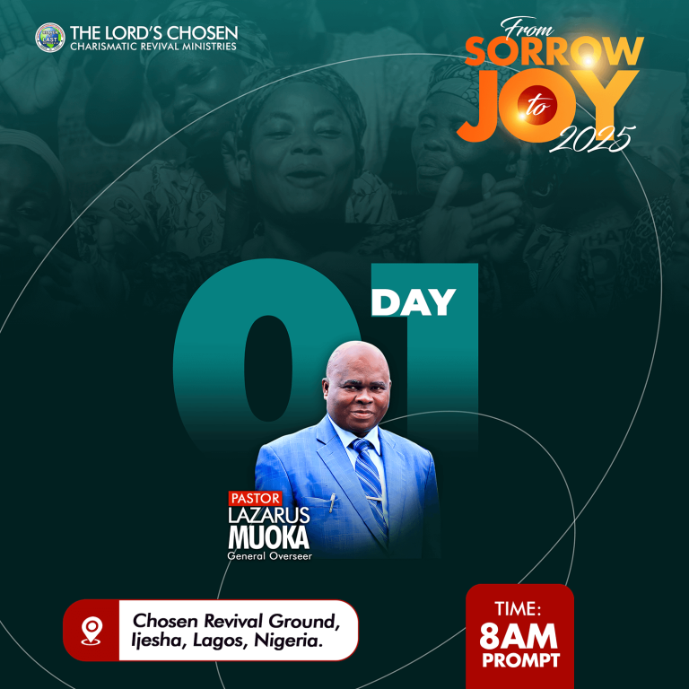 From Sorrow To Joy Day 1