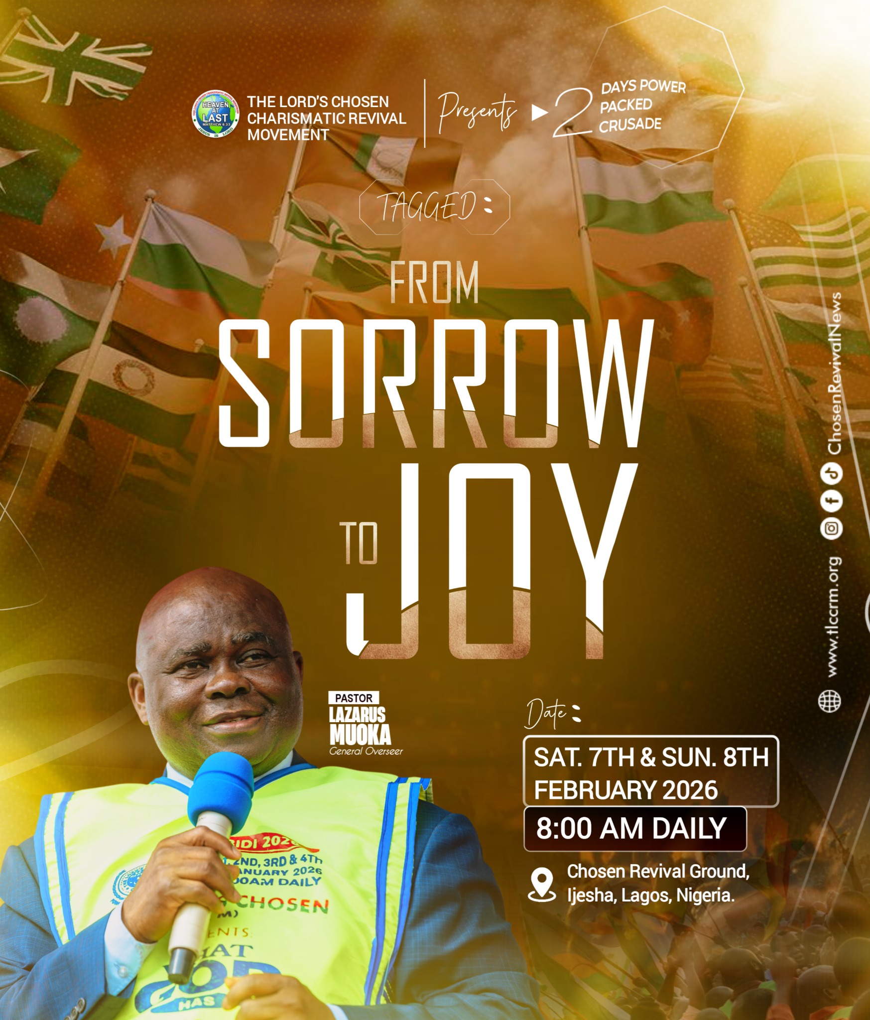 From Sorrow To Joy 2026