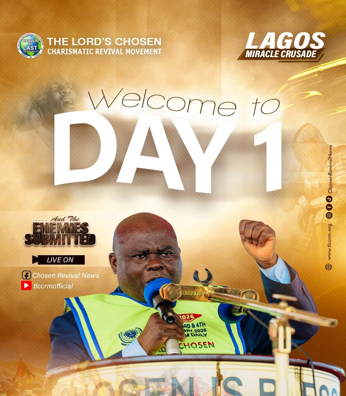 And The Enemies Submitted - Pst. Lazarus Muoka