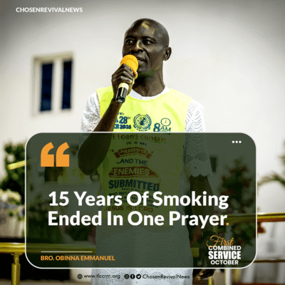 15 Years Of Smoking Ended In One Prayer
