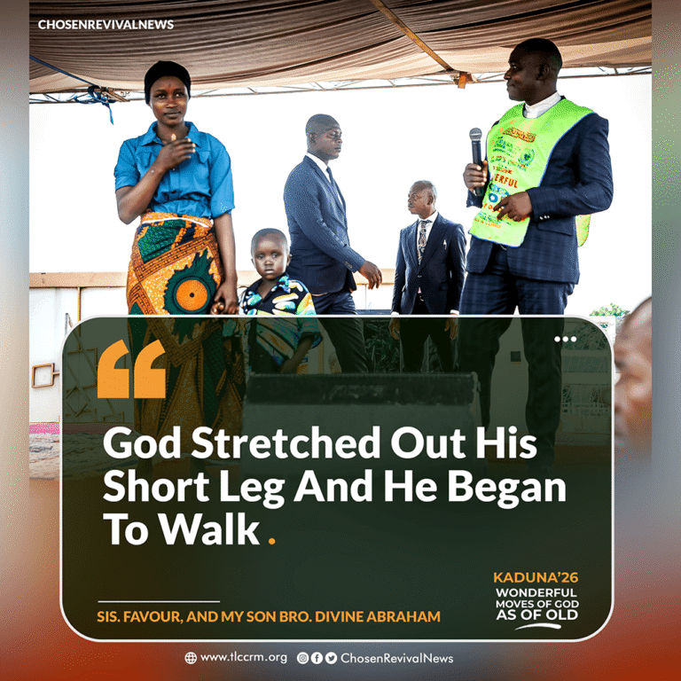 God Stretched Out His Short Leg And He Began To Walk
