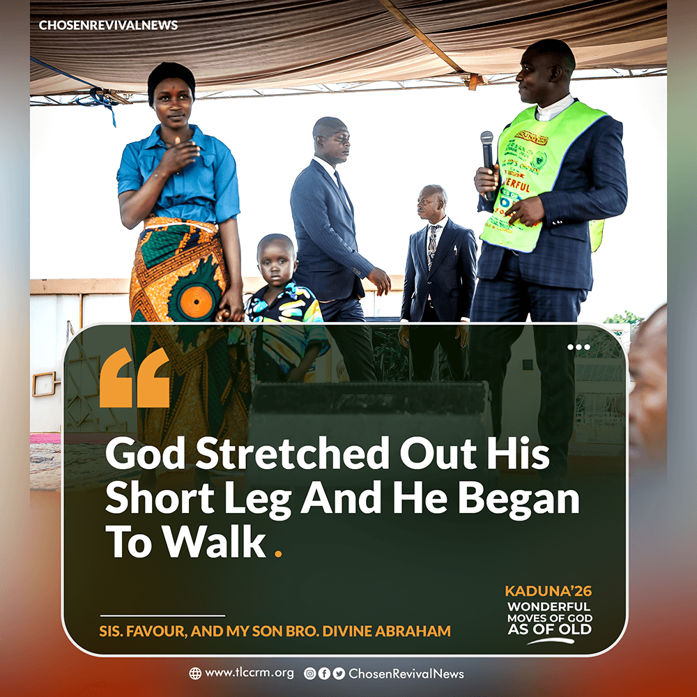 God Stretched Out His Short Leg And He Began To Walk